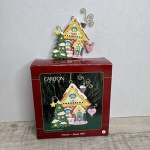 Carlton Cards Ornament Friend Dated 1999 The Road to a Friend's Home Christmas‎